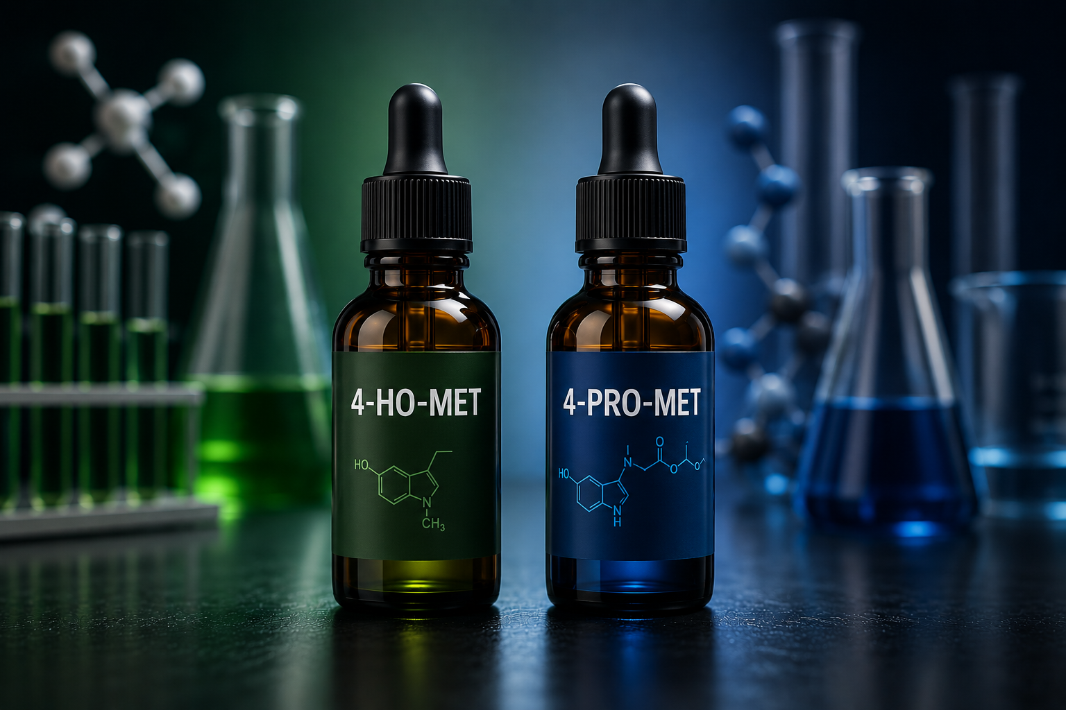 Ricerca 4-HO-MET vs 4-PRO-MET