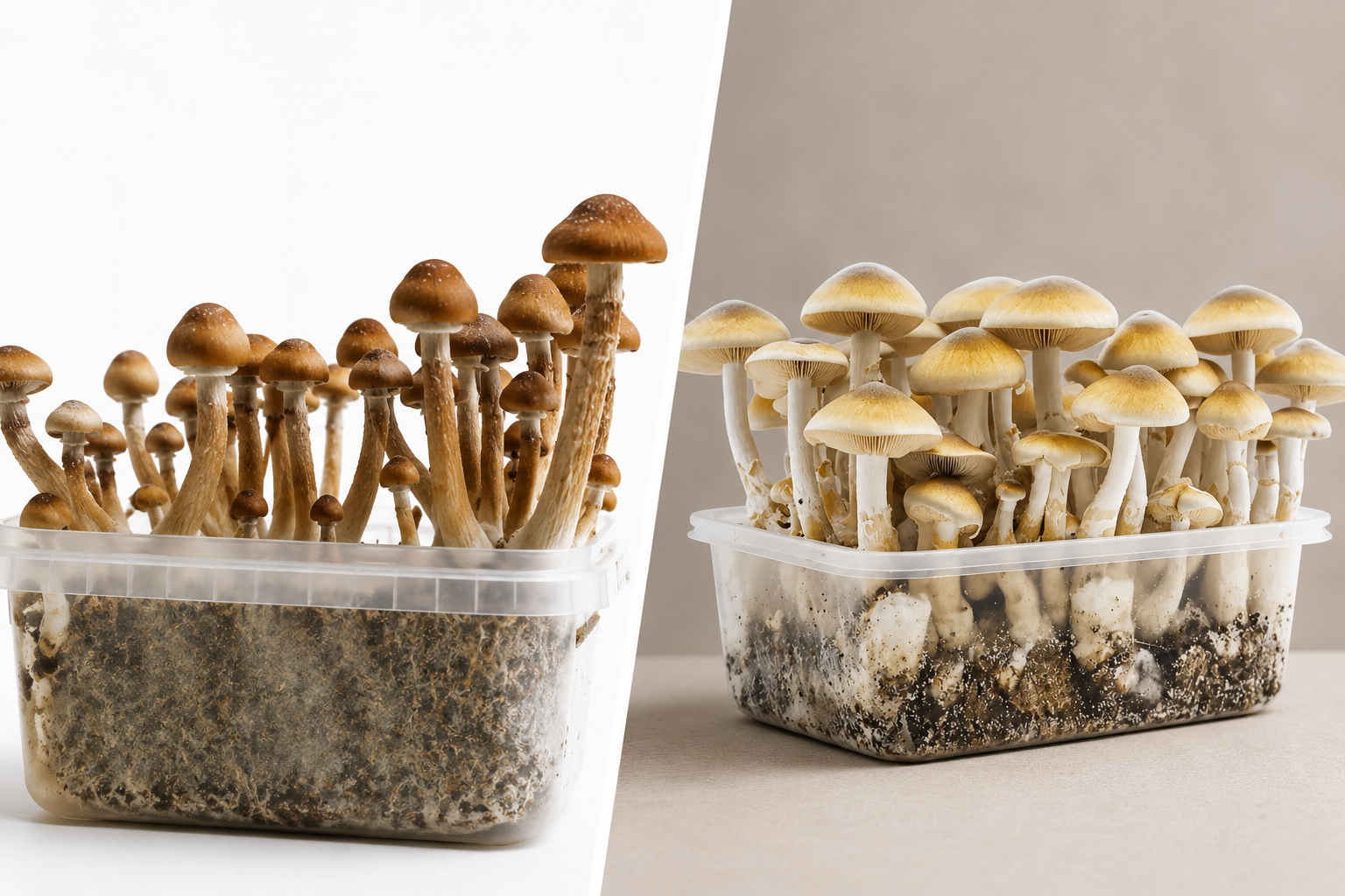 Golden teacher vs colombian Magic mushrooms